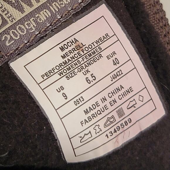 Merrell Decora Chant Waterproof Boots Womens 9 Mocha Winter Snow Boots Mid Calf - Picture 7 of 16